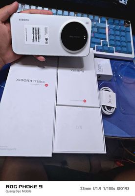 Xiaomi 17 Ultra 16-512 Fullbox như mới, sạc 26 lần