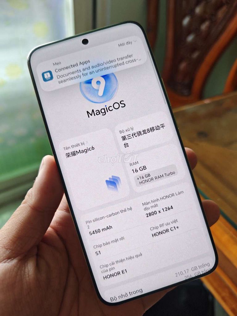 Honor Magic 6 16GB/256GB gl. Mua bán Điện thoại tại Quận Gò Vấp Tp Hồ Chí Minh được đăng bởi Chíp Chíp hình 1