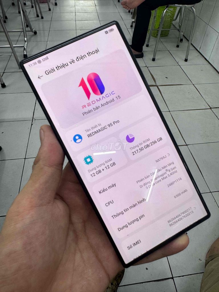 Redmagic 9S Pro 256GB Đen. Mua bán Điện thoại tại Quận Tân Bình Tp Hồ Chí Minh được đăng bởi Nhâm Văn Bảo hình 1