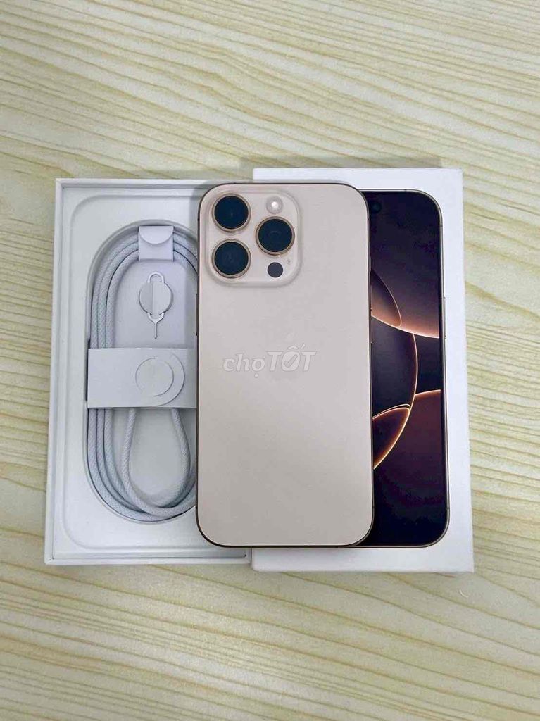 iPhone 16 Pro 128GB Gold FULLBOX NEW APPLE 12/2025. Mua bán Điện thoại tại Quận 10 Tp Hồ Chí Minh được đăng bởi iStockHCM hình 1