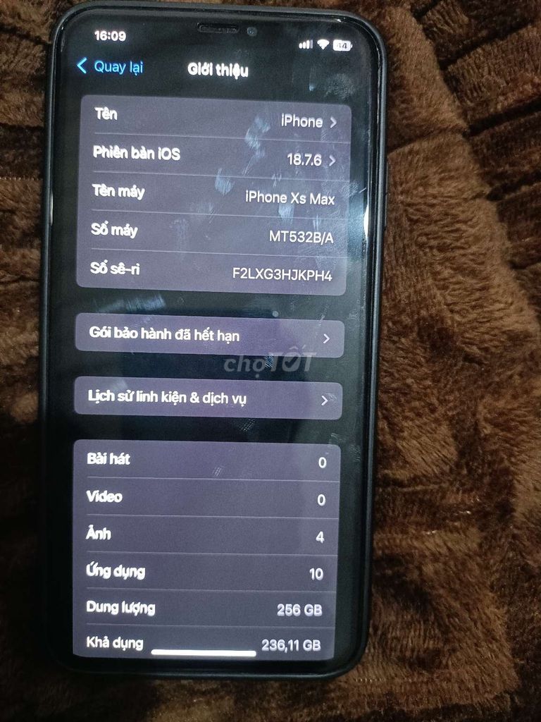 Apple iPhone Xs Max 256GB. Mua bán Điện thoại tại Huyện Chương Mỹ Hà Nội được đăng bởi Thành Công pro hình 1