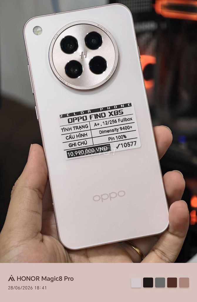 Oppo Find X8s 12GB/256GB Fullbox. Mua bán Điện thoại tại Quận Ninh Kiều Cần Thơ được đăng bởi Zelda Phone hình 1