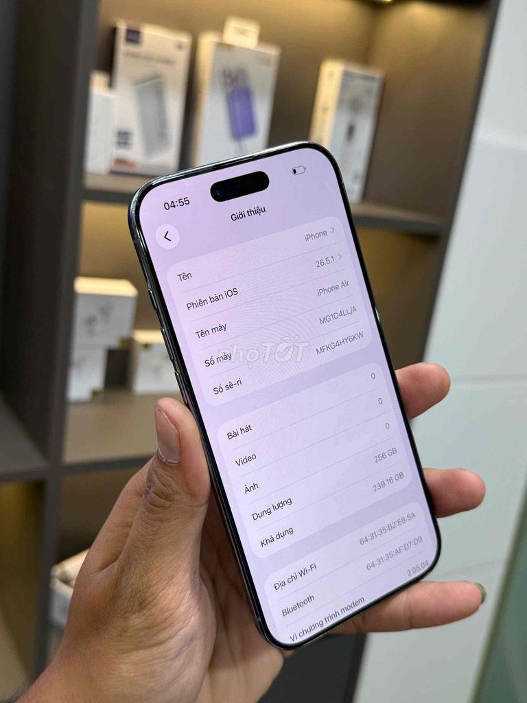 Apple iPhone 17 Air 256GB Trắng AT&T. Mua bán Điện thoại tại Quận 4 Tp Hồ Chí Minh được đăng bởi Nguyễn Thị Minh hình 1