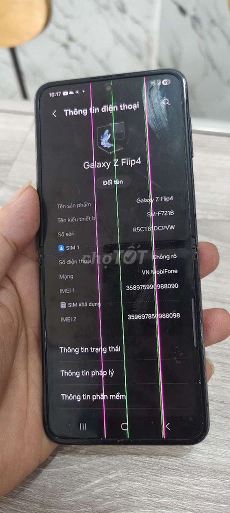 Samsung Galaxy Z Flip4 256GB Đen. Mua bán Điện thoại tại Thành phố Nha Trang Khánh Hòa được đăng bởi Nguyễn Lê Thức hình 1