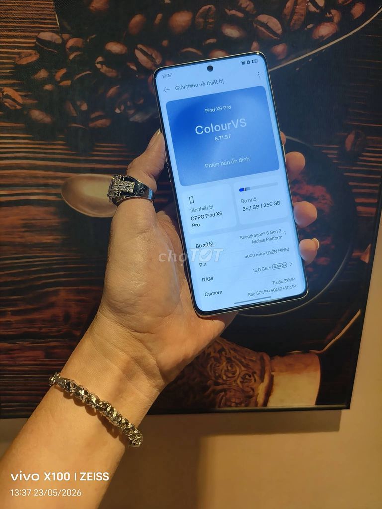 Oppo Find X6 Pro 256GB Nâu 98%. Mua bán Điện thoại tại Thành phố Thủ Đức Tp Hồ Chí Minh được đăng bởi Hội Đồ Điện Tử hình 1