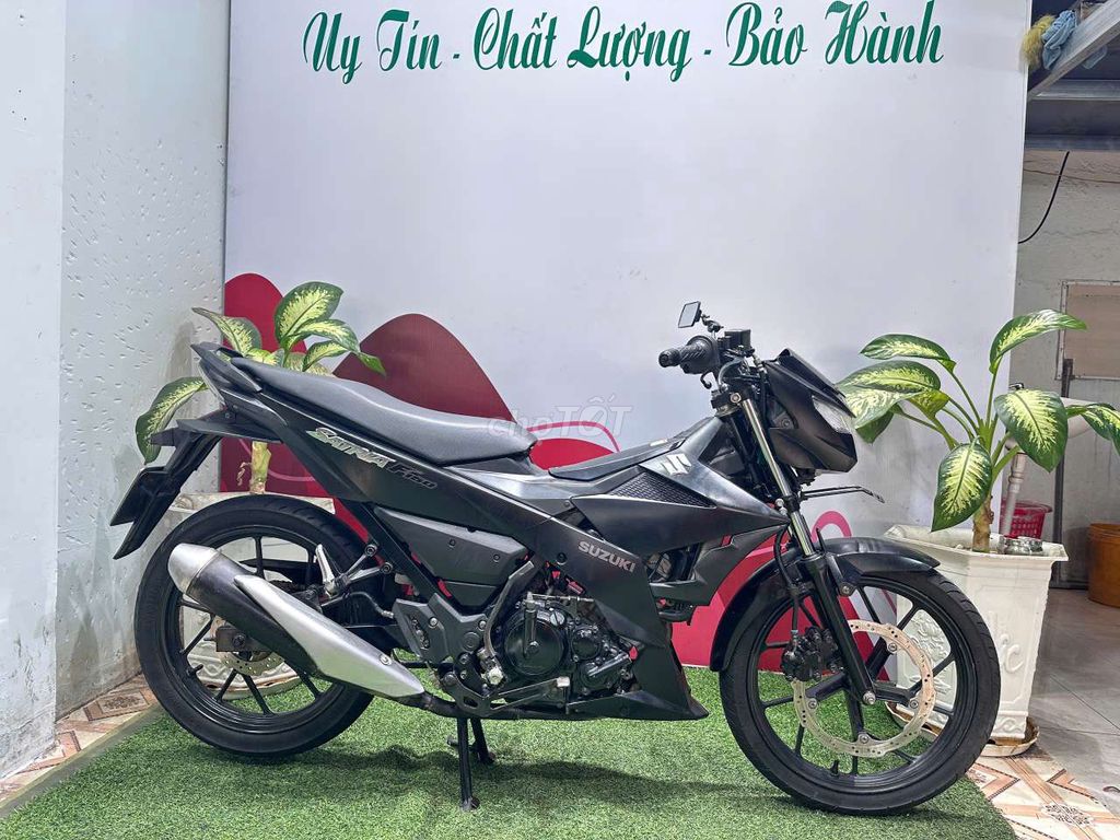 Suzuki Satria Đen Côn tay. Mua bán Xe máy tại Thị xã Phú Mỹ Bà Rịa - Vũng Tàu được đăng bởi Lê  Thanh Hải  hình 4