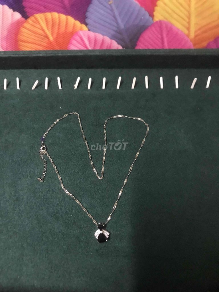 Dây chuyền Bạc Nữ Đen tím. Mua bán Phụ kiện thời trang khác tại Thành phố Thủ Đức Tp Hồ Chí Minh được đăng bởi Đặng Khánh 2HanD hình 1