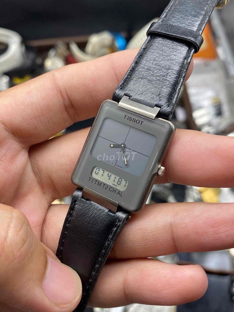 Tissot Tank Two Timer hiếm Dây da Vintage 27x35mm. Mua bán Đồng hồ tại Quận Gò Vấp Tp Hồ Chí Minh được đăng bởi Trân Đồng Hồ Chính Hãng 2hand hình 1