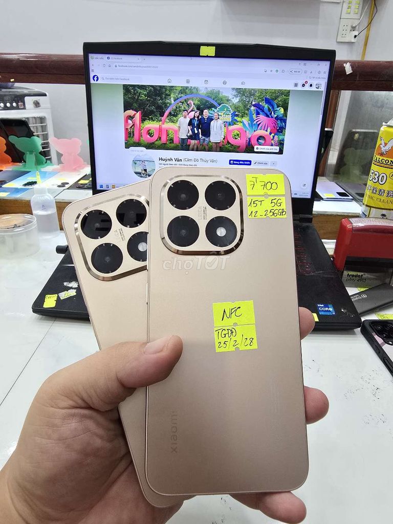 Xiaomi 15T 5G 12GB/256GB Vàng. Mua bán Điện thoại tại Thành phố Long Xuyên An Giang được đăng bởi Facebook Cầm Đồ Thúy Vân hình 1