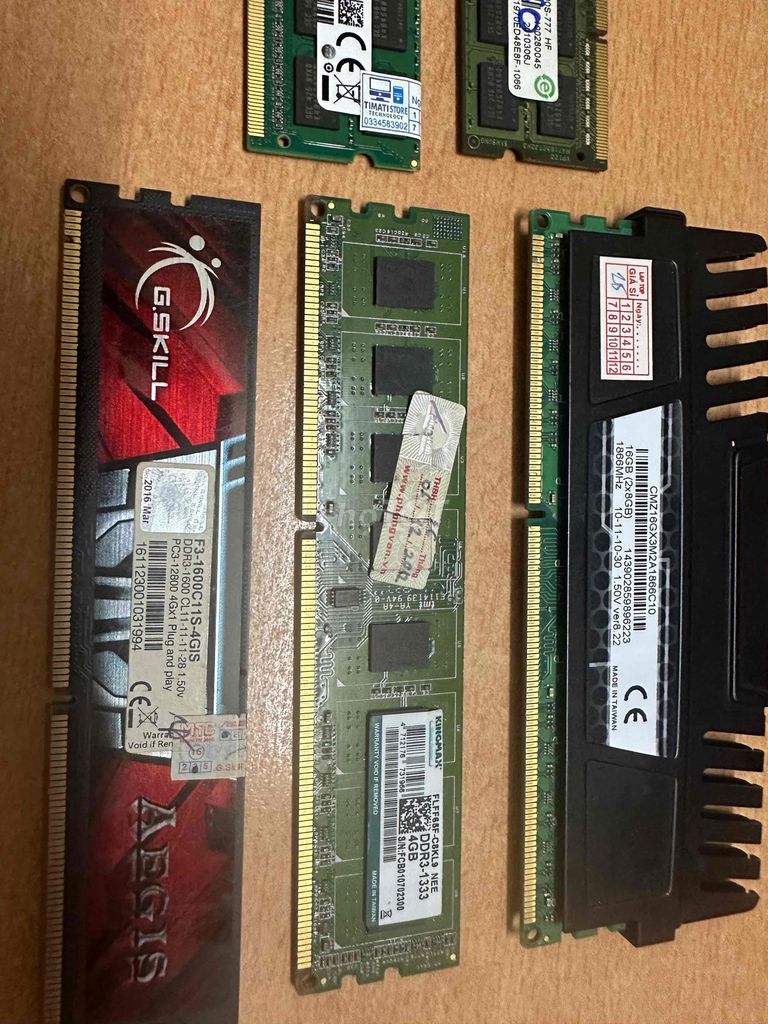 RAM G.Skill F3-1600C11S-4GIS DDR3 4GB. Mua bán Linh kiện (RAM, Card...) tại Thành phố Buôn Ma Thuột Đắk Lắk được đăng bởi Nguyễn Gỗ Đăk Lăk hình 1
