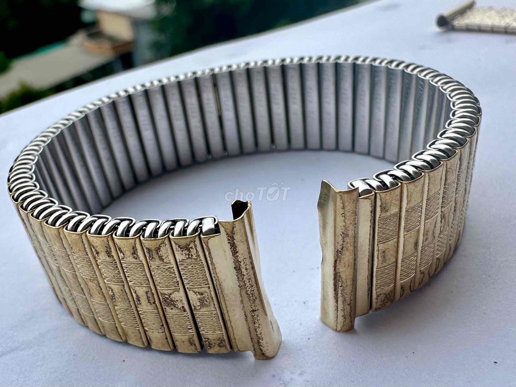 Dây đồng hồ Fixo flex Rolled gold Vàng 17mm. Mua bán Phụ kiện thời trang khác tại Quận Bình Tân Tp Hồ Chí Minh được đăng bởi Vintage Watch hình 1