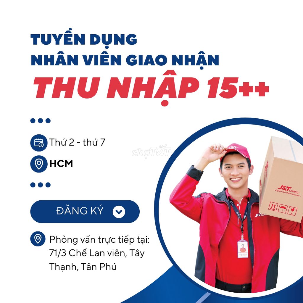 SKT~TUYỂN 10 NHÂN VIÊN GIAO HÀNG QUẬN 1, QUẬN 3