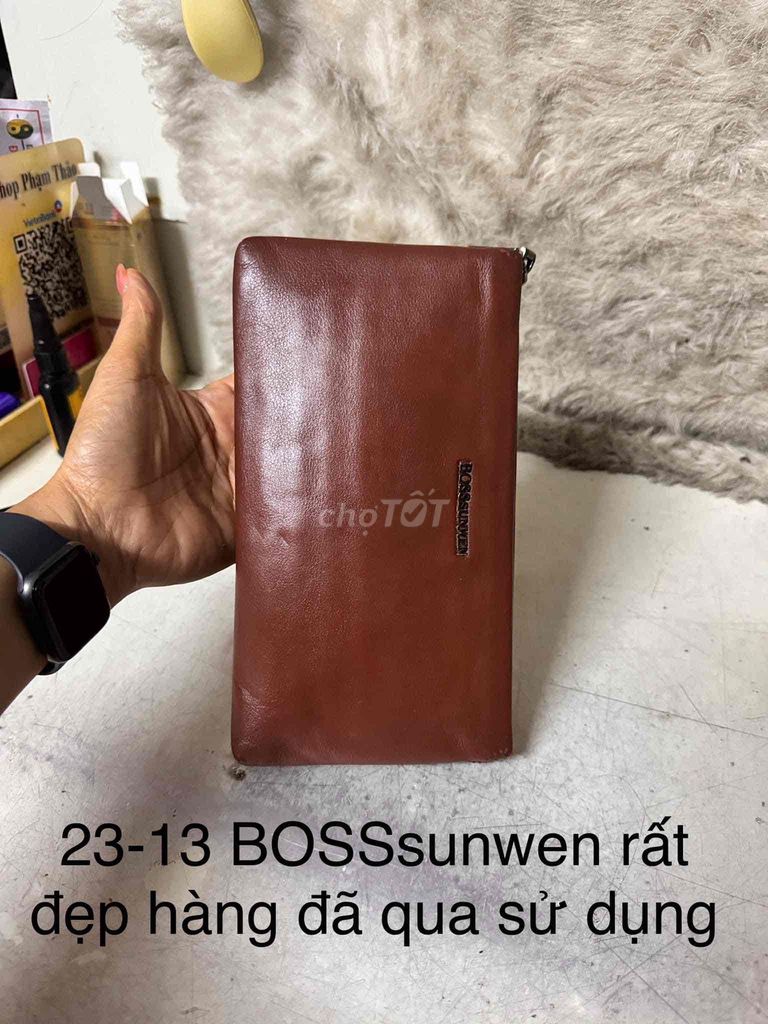 Clutch kiêm ví cầm tay BOSSSUNWEN size 23x13