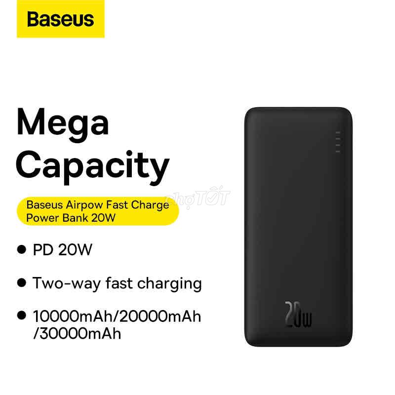 Pin Sạc Dự Phòng Baseus 20W 20000mah [mới fullbox]