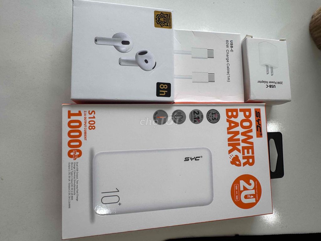 Combo sạc dự phòng SYC S108. Mua bán Phụ kiện (Màn hình, Chuột...) tại Huyện Chơn Thành Bình Phước được đăng bởi min min hình 1