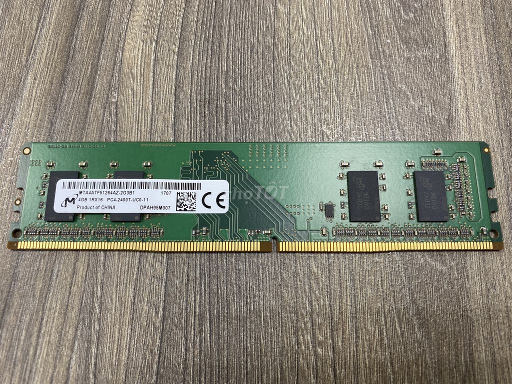 Ram PC bóc máy DDR4 4GB bus 2400 (Luôn sẵn hàng). Mua bán Linh kiện (RAM, Card...) tại Quận Hoàn Kiếm Hà Nội được đăng bởi Vũ Tùng hình 1