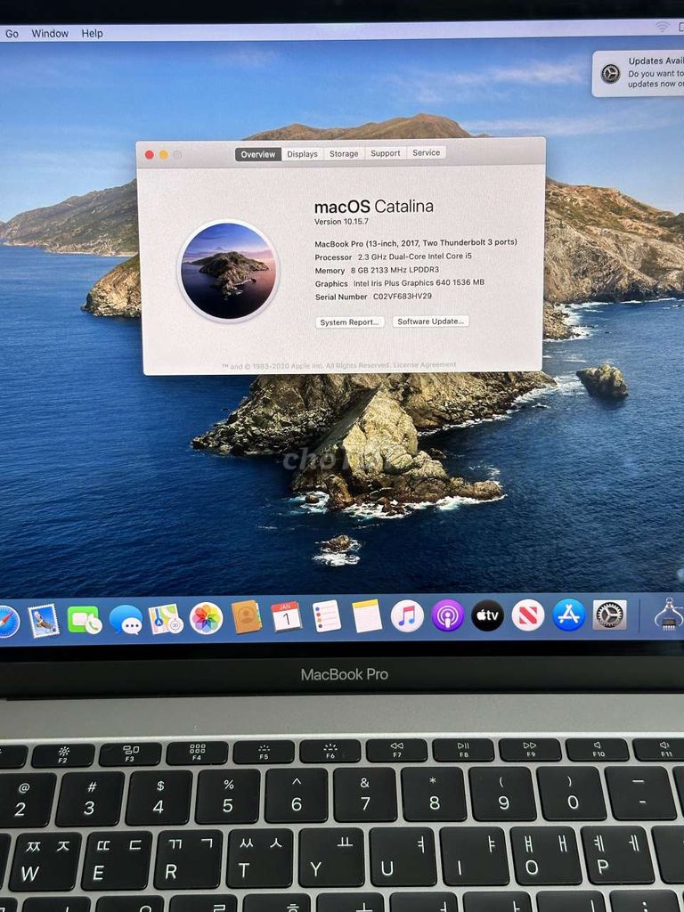 Cần bán gấp macbook pro 2017