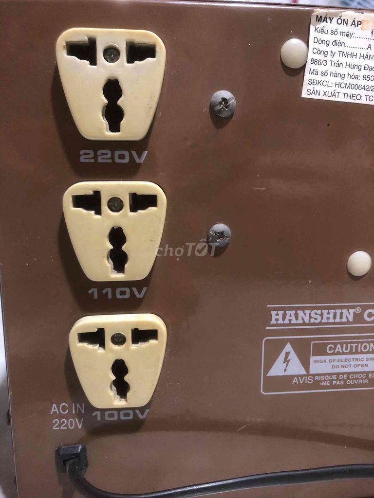 bán 39Ok Ổn áp 1KVA cho amply. Mua bán Tivi, Âm thanh tại Huyện Bình Chánh Tp Hồ Chí Minh được đăng bởi L hình 1