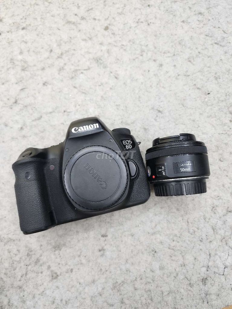 Combo Canon 6D và 50 F1.8 STM Fullframe