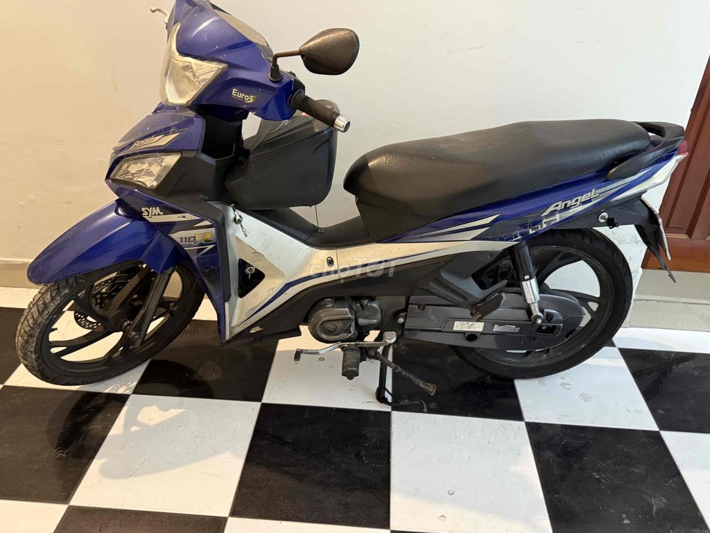 Xe máy SYM Angel 108cc màu xanh bạc đen chính chủ. Mua bán Xe máy tại Thành phố Dĩ An Bình Dương được đăng bởi Cầm Đồ Lê Huy hình 5