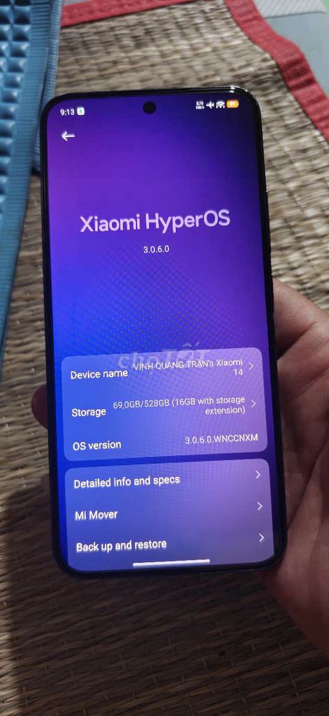 Xiaomi Mi 14 256GB Đen 95%. Mua bán Điện thoại tại Huyện Hóc Môn Tp Hồ Chí Minh được đăng bởi David Villa hình 1