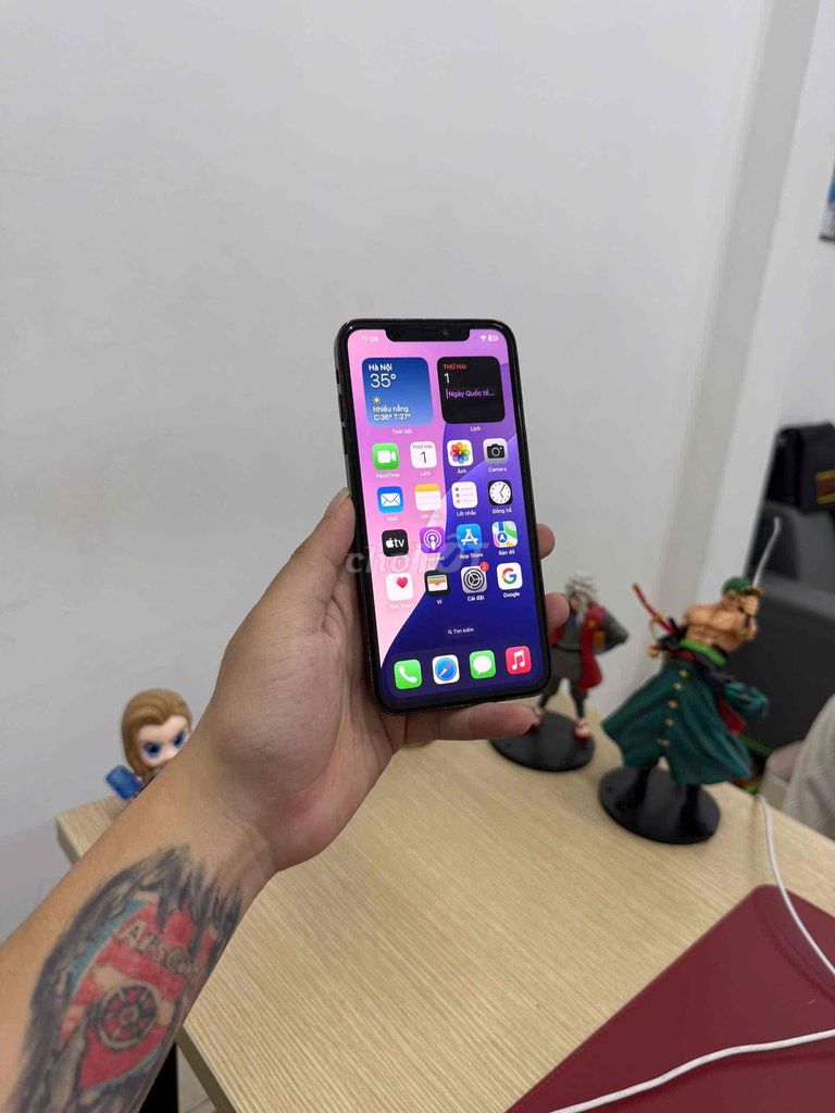 iPhone Xs Max độ 14 Pro Max 64GB Tím. Mua bán Điện thoại tại Quận Đống Đa Hà Nội được đăng bởi KT Hà Nội Mobile hình 1