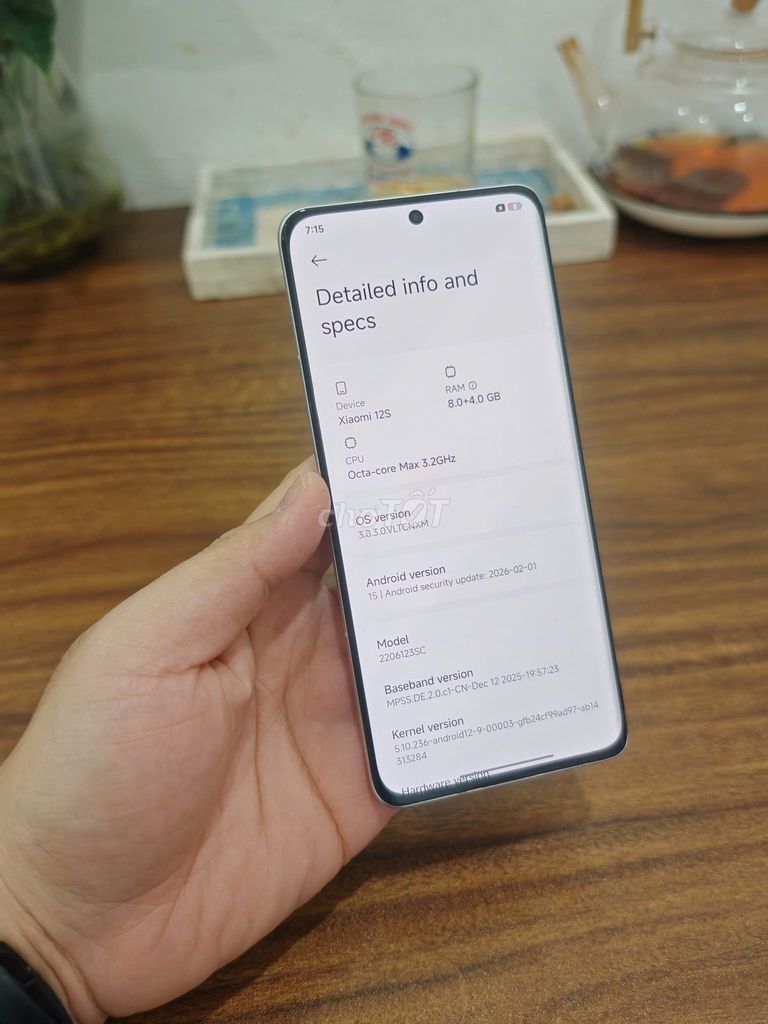 Xiaomi Mi 12S 8/256 Tím sạc 67w có ship COD. Mua bán Điện thoại tại Quận Hoàng Mai Hà Nội được đăng bởi Trần Ngọc Hiếu hình 1