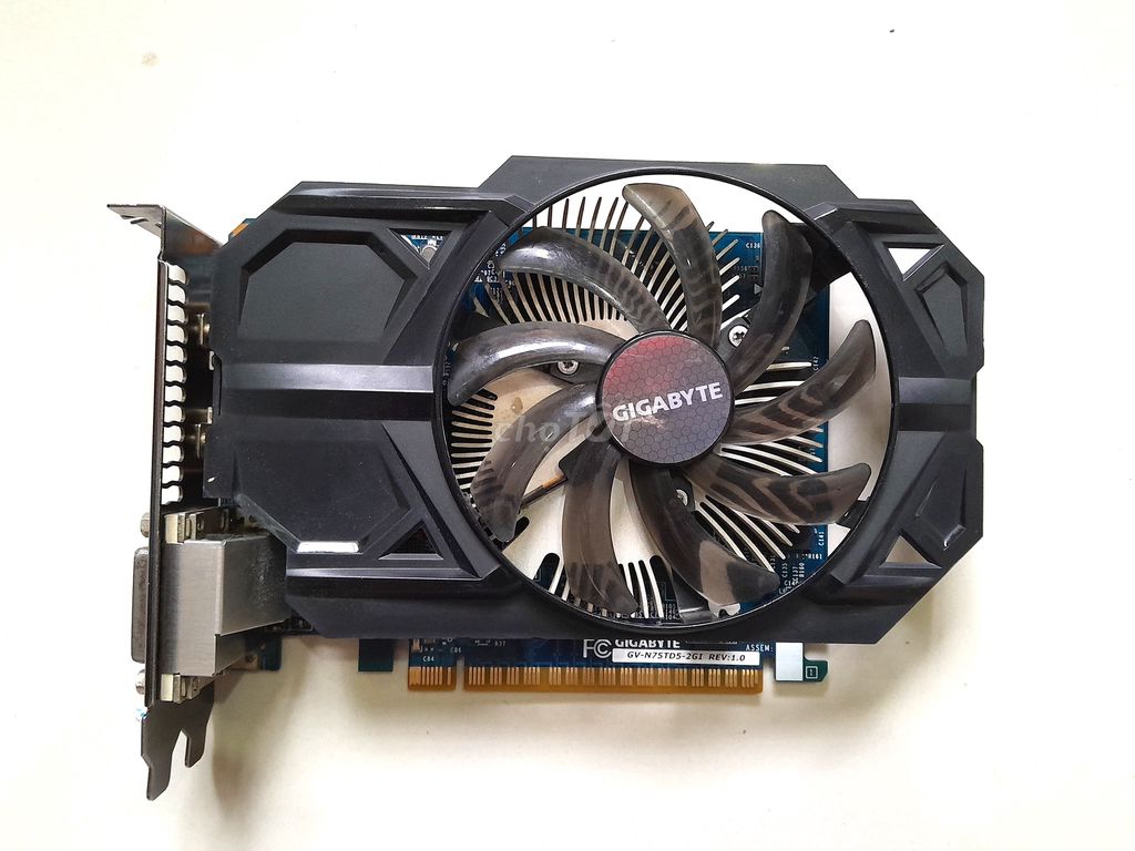 Card Giga GTX 750TI-2GB D5 OC- MỚI 98%- ZIN KENG. Mua bán Linh kiện (RAM, Card...) tại Thành phố Buôn Ma Thuột Đắk Lắk được đăng bởi Nguyễn Minh hình 1