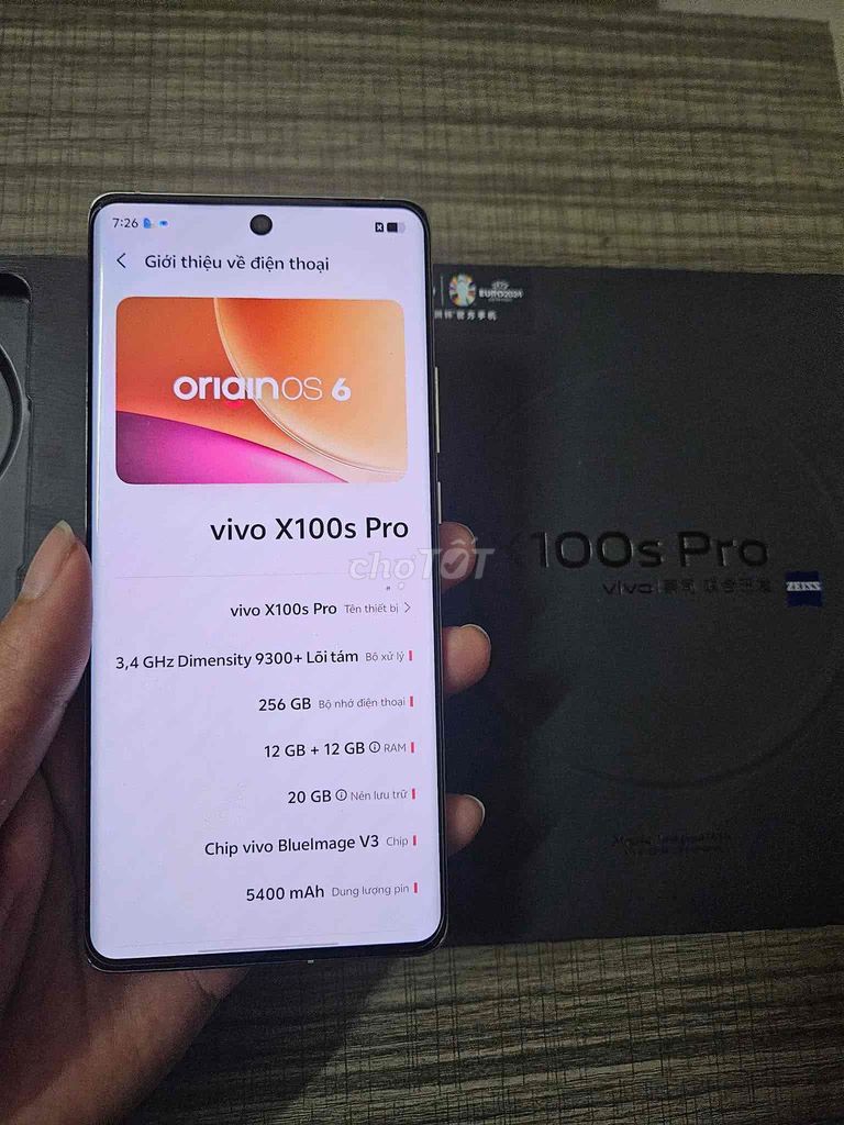 Vivo X100s Pro fullbox. Mua bán Điện thoại tại Thị xã Từ Sơn Bắc Ninh được đăng bởi duc hình 1