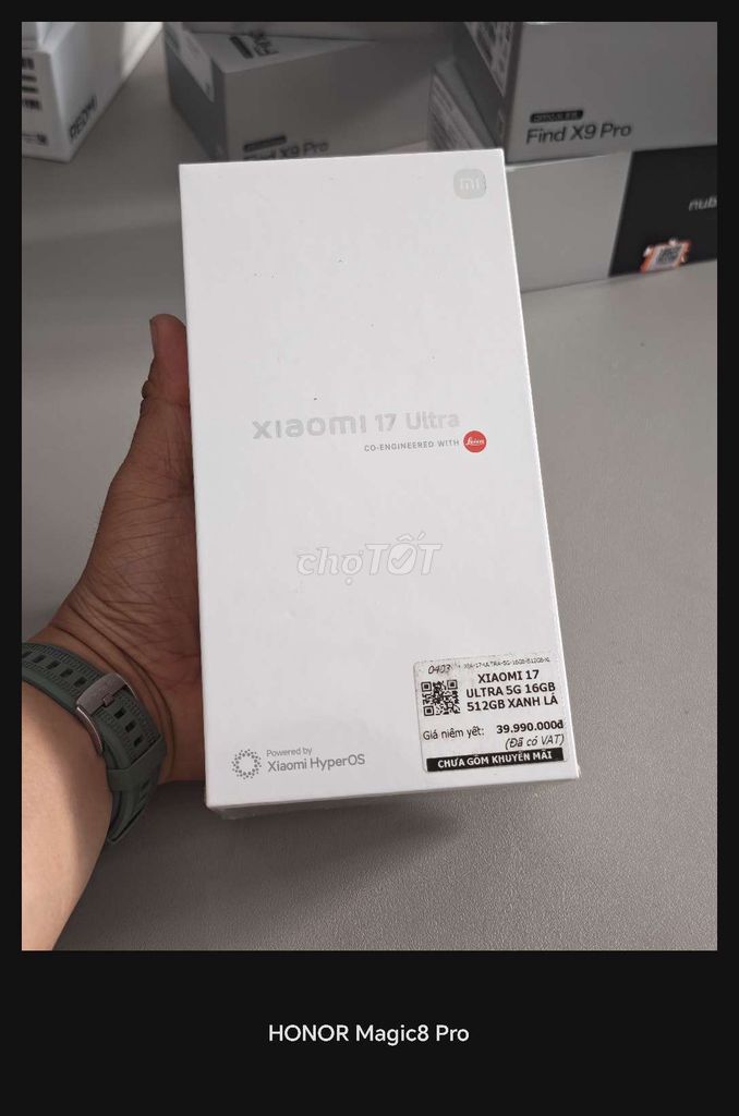 Xiaomi 17 Ultra Xanh Chính Hãng có GL. Mua bán Điện thoại tại Quận Gò Vấp Tp Hồ Chí Minh được đăng bởi AVG Mobile hình 1