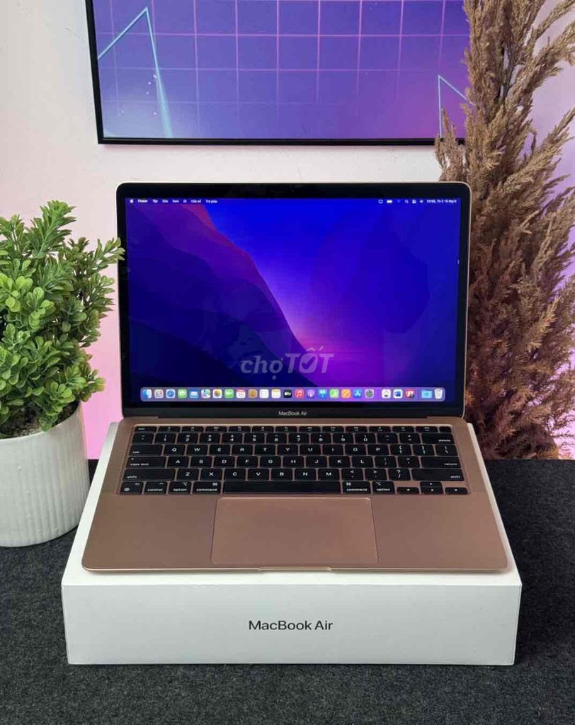 Macbook Air M1 13 inch 8GB/256GB Gold 99% Fullbox. Mua bán Laptop tại Quận Tân Bình Tp Hồ Chí Minh được đăng bởi ĐỒ MỚI GIÁ CŨ hình 1