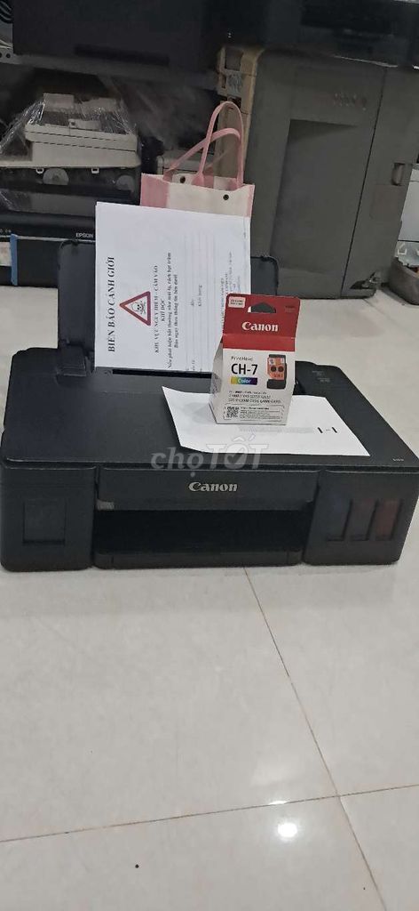 MÁY CANON 4 MÀU NHE KHÁCH 
ĐẦU PHUN MÀU MỚI Ạ 
IN