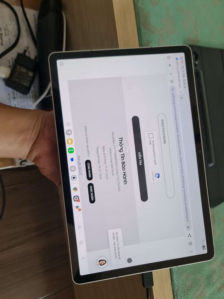 Samsung Tab S9 5G 12GB/256GB 99%. Mua bán Máy tính bảng tại Quận Tân Bình Tp Hồ Chí Minh được đăng bởi Sơn hình 1