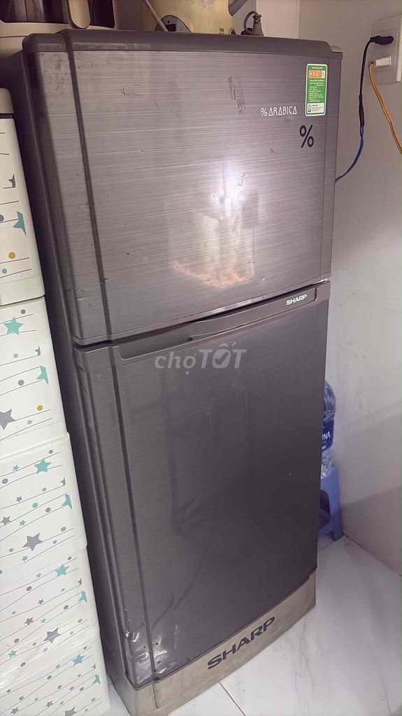 Tủ lạnh Sharp 165 lít Xám đã sử dụng. Mua bán Tủ lạnh tại Quận Tân Bình Tp Hồ Chí Minh được đăng bởi Vũ Nguyễn hình 1