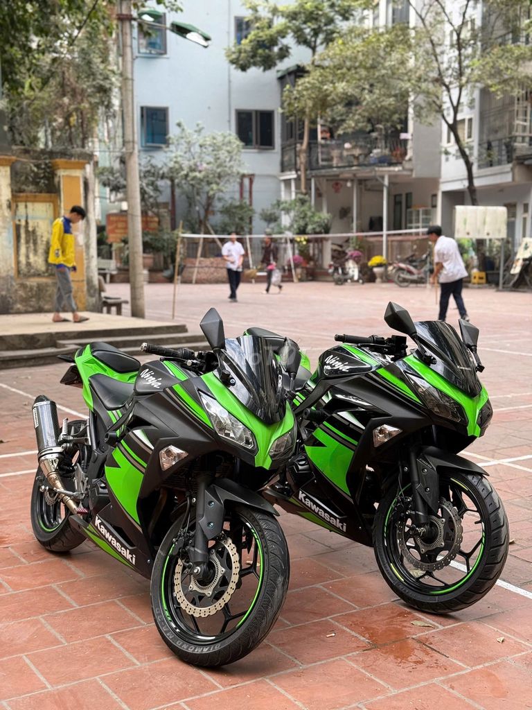 Kawasaki Ninja 300 2017 xanh có trả góp trao đổi ✅. Mua bán Xe máy tại Quận Thanh Xuân Hà Nội được đăng bởi Phú Lý hình 5