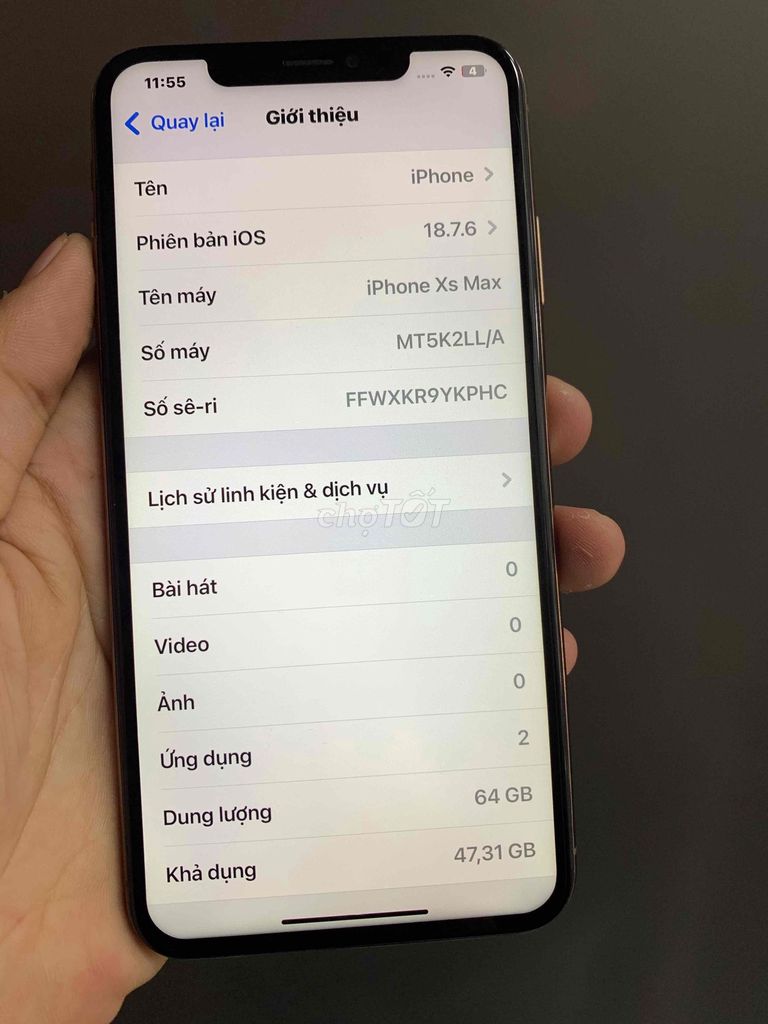 iPhone Xs Max 64GB Vàng. Mua bán Điện thoại tại Thành phố Phan Thiết Bình Thuận được đăng bởi Minh Thư hình 1