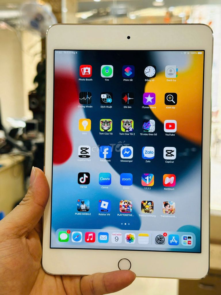 Apple iPad Mini 4 64GB Vàng. Mua bán Máy tính bảng tại Quận Đống Đa Hà Nội được đăng bởi Thế Hoàng hình 1