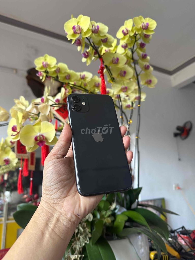 iphone 11 64G đen - quốc tế - pin rin 88%