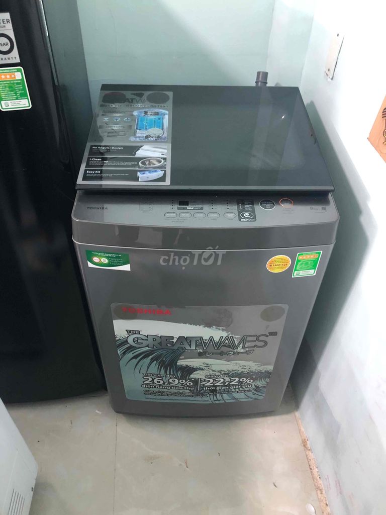 thanh lý máy giặt Toshiba 8kg siêu mới💥