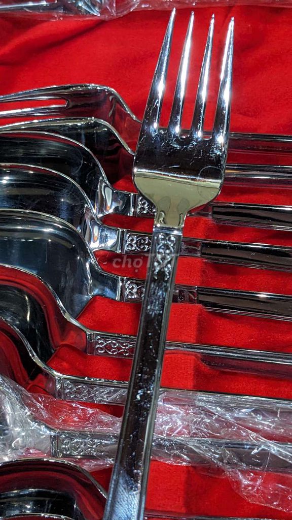 Bộ dao muỗng nĩa nội địa Japan xưa inox 18-8