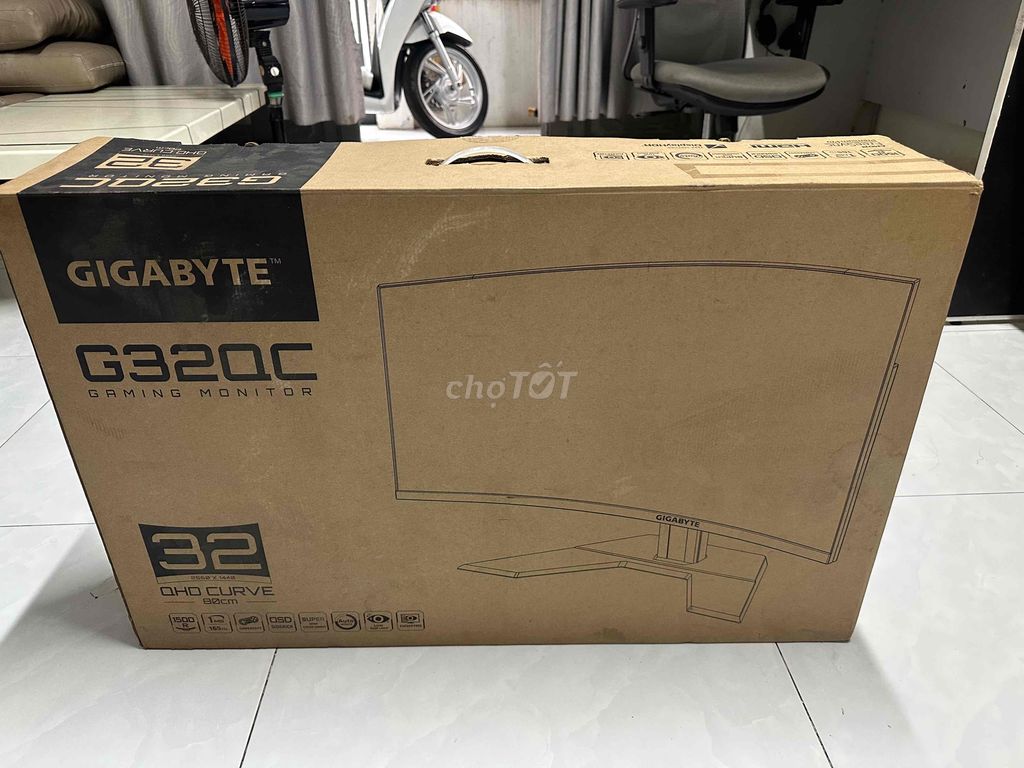 MÀN GIGABYTE G32QC 32” 2K 165HZ CONG. HẾT BẢO HÀNH