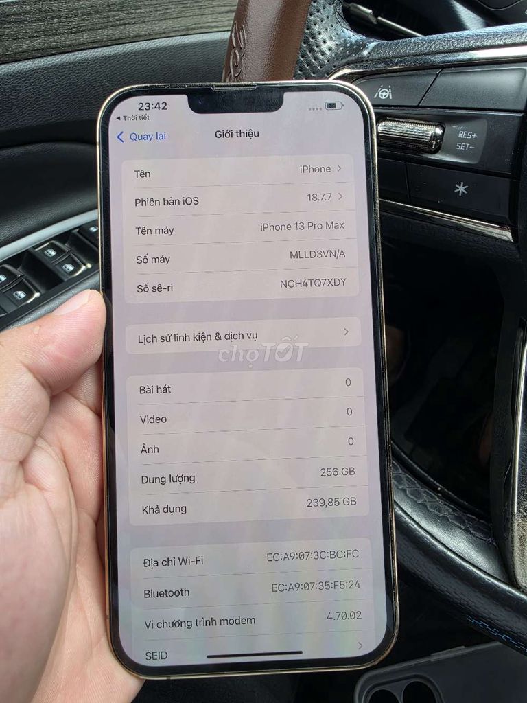 Apple iPhone 13 Pro Max 256GB Vàng. Mua bán Điện thoại tại Huyện Thanh Miện Hải Dương được đăng bởi Hải Đoàn hình 1