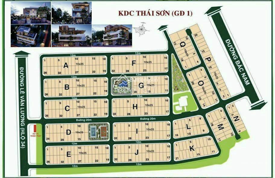 Kẹt Tiền Bán Gấp Nền Biệt Thự Thái Sơn Vị Trí Đẹp Chỉ 62tr/m2.