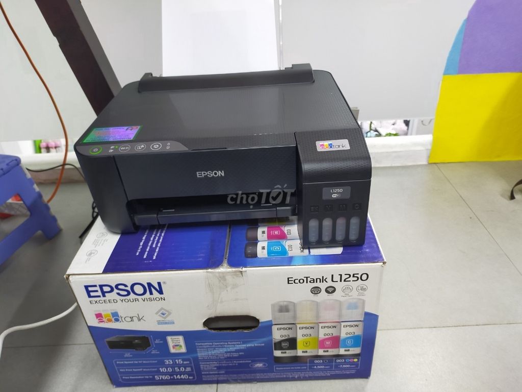 Máy in phun màu in không dây WIFI EPSON L1250W