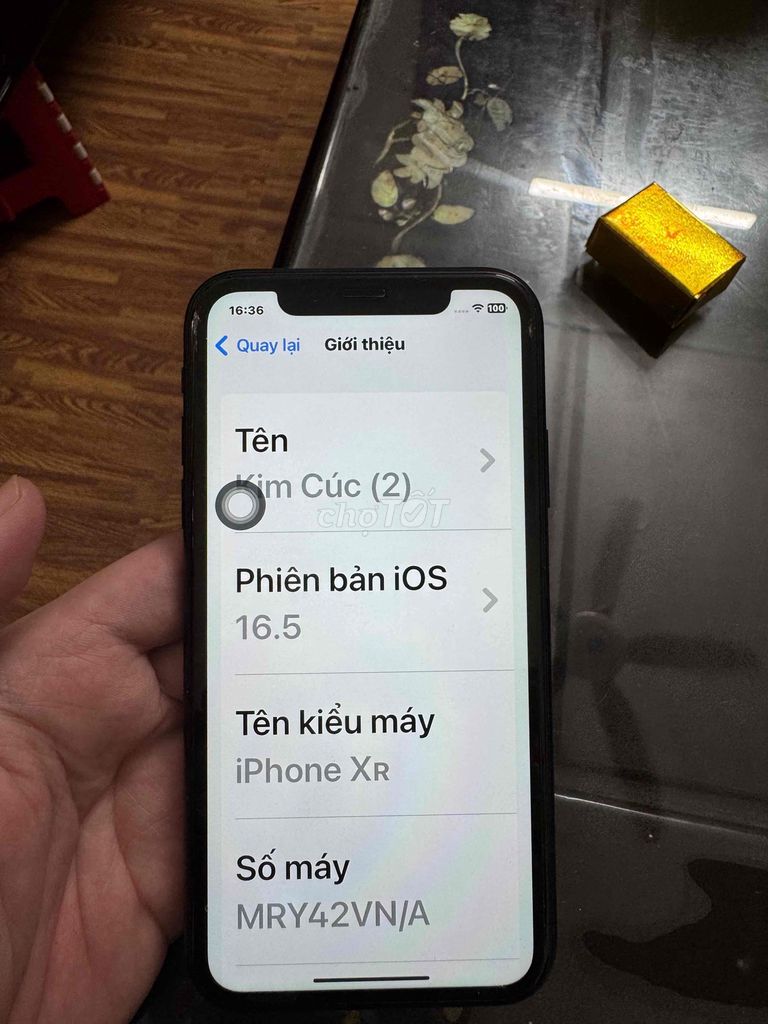 iphone XR 64Gb đen VN/A. Mua bán Điện thoại tại Quận Tây Hồ Hà Nội được đăng bởi Hoàng hải hình 1