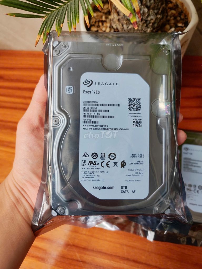 Xả hàng tồn kho HDD 8TB Exos gắn NAS, PC , Server