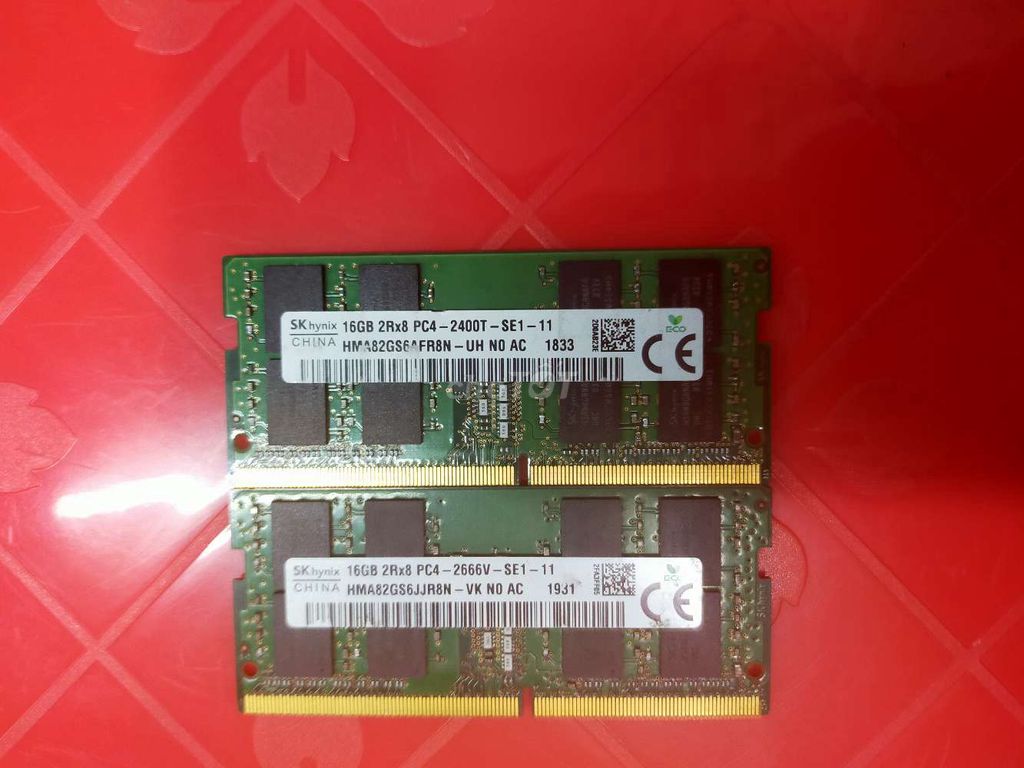 Ram DDR4 - 16GB tháo máy laptop bán.