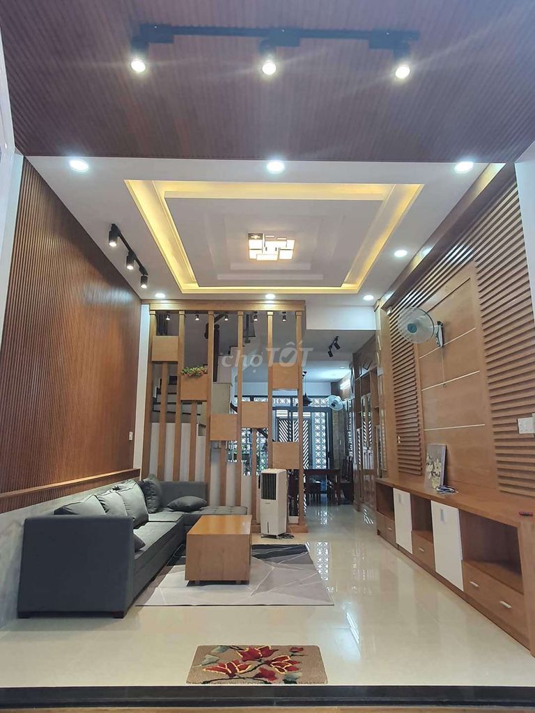 0935586093 - Nhà đẹp, full nội thất, 2 mặt hẻm xe hơi,1/ ngắn