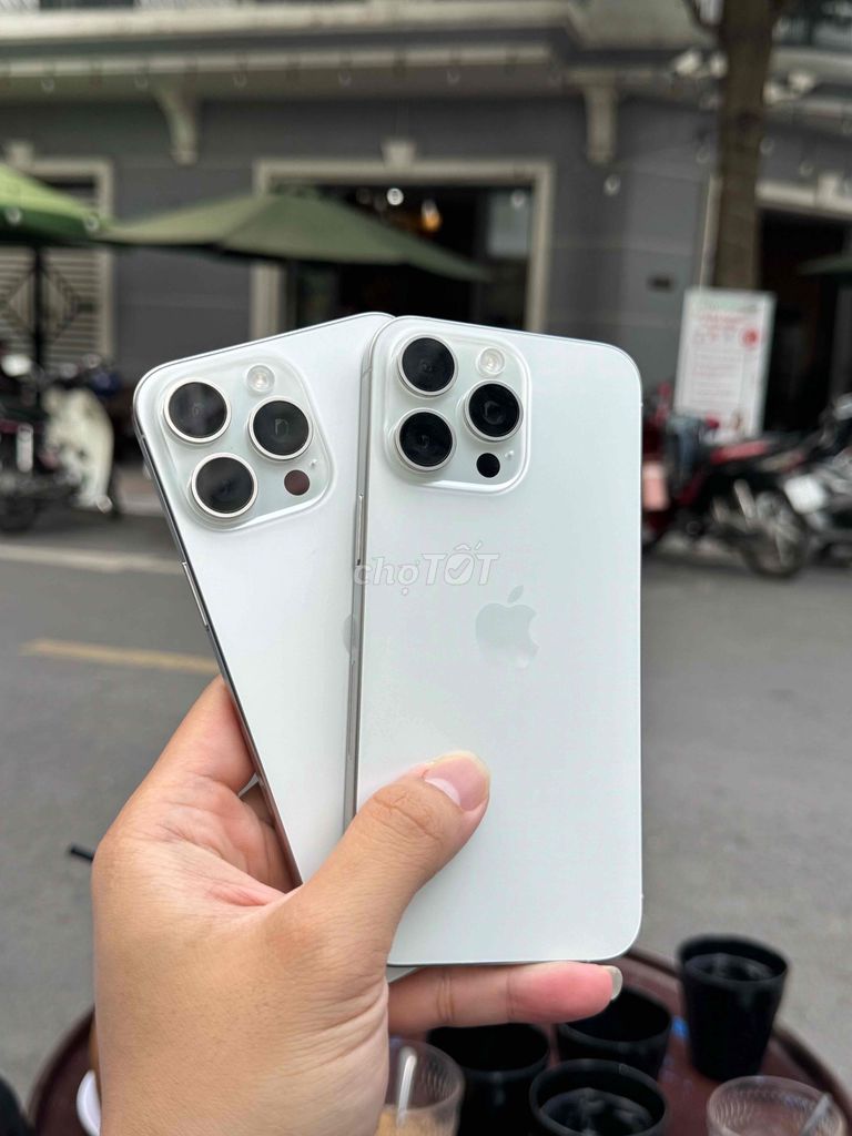 iPhone 15 Pro Max 256GB Titan trắng Quốc tế zin. Mua bán Điện thoại tại Quận 12 Tp Hồ Chí Minh được đăng bởi HĐ Store Bán Trả Góp Bao Đậu hình 1