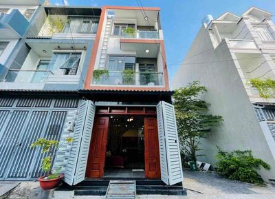 nhà mặt tiền hà huy giáp vào 200m nhà 3 lầu 5pn 5wc